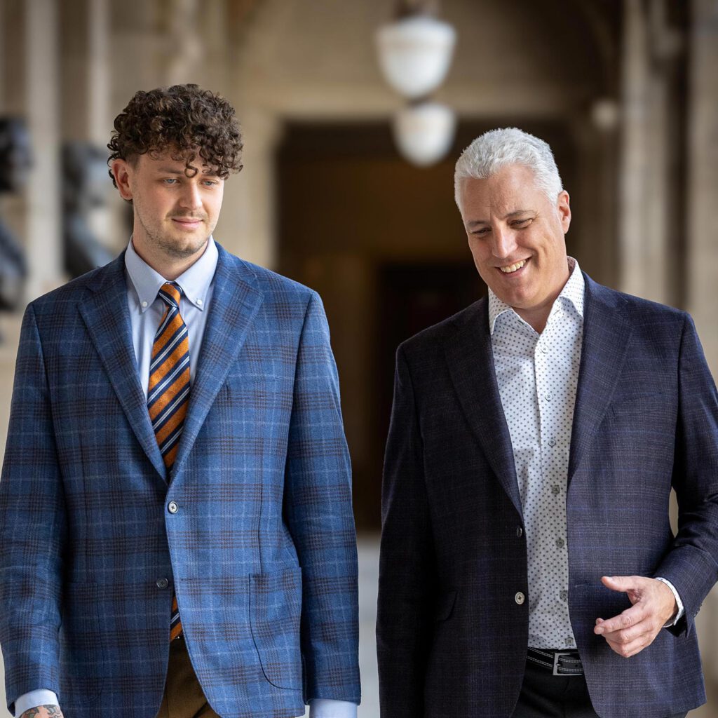 Glenn and Eric Meder