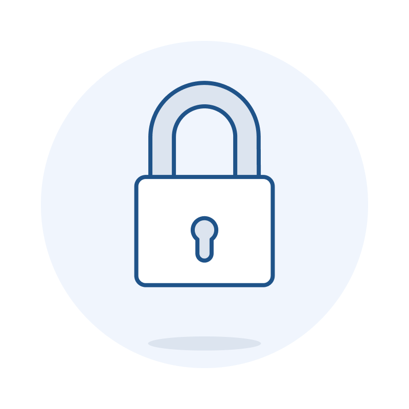 Illustration of padlock